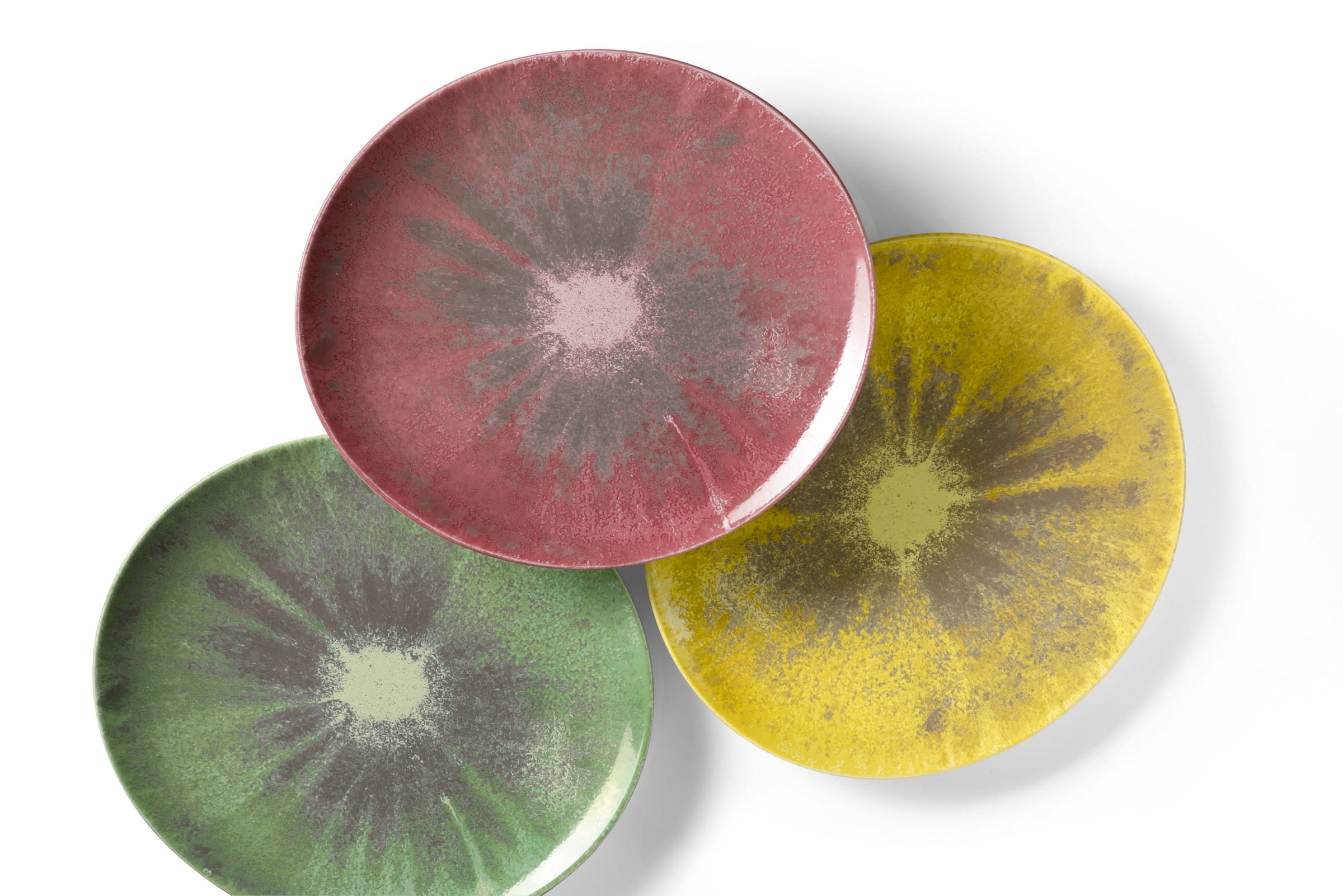 Seltmann Porzellan Modern Life Batik Hibiskus Brotteller rund 5196  15,5 cm