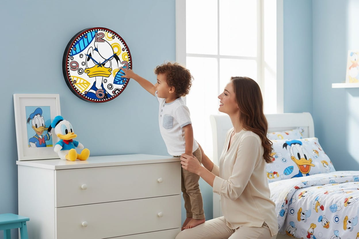 Gilde Disney Wanduhr „Donald Duck“ 50cm