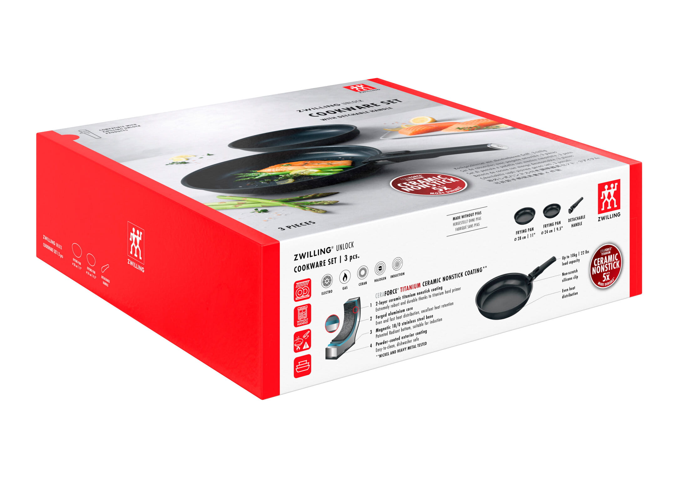 ZWILLING Unlock Bratpfannenset 3-tlg Lifestyle