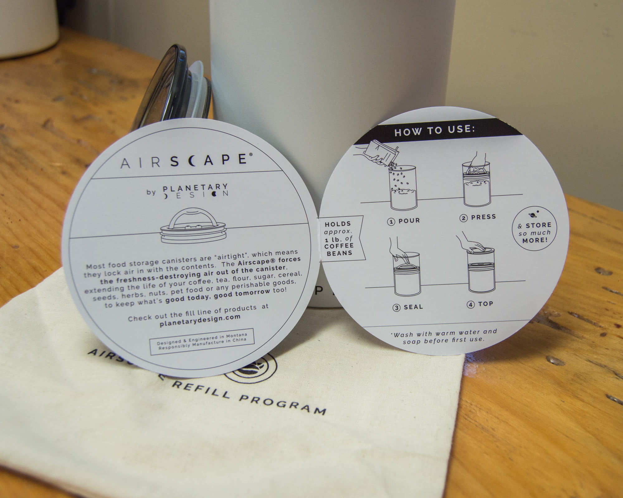 Airscape_Cotton Bag Packaging