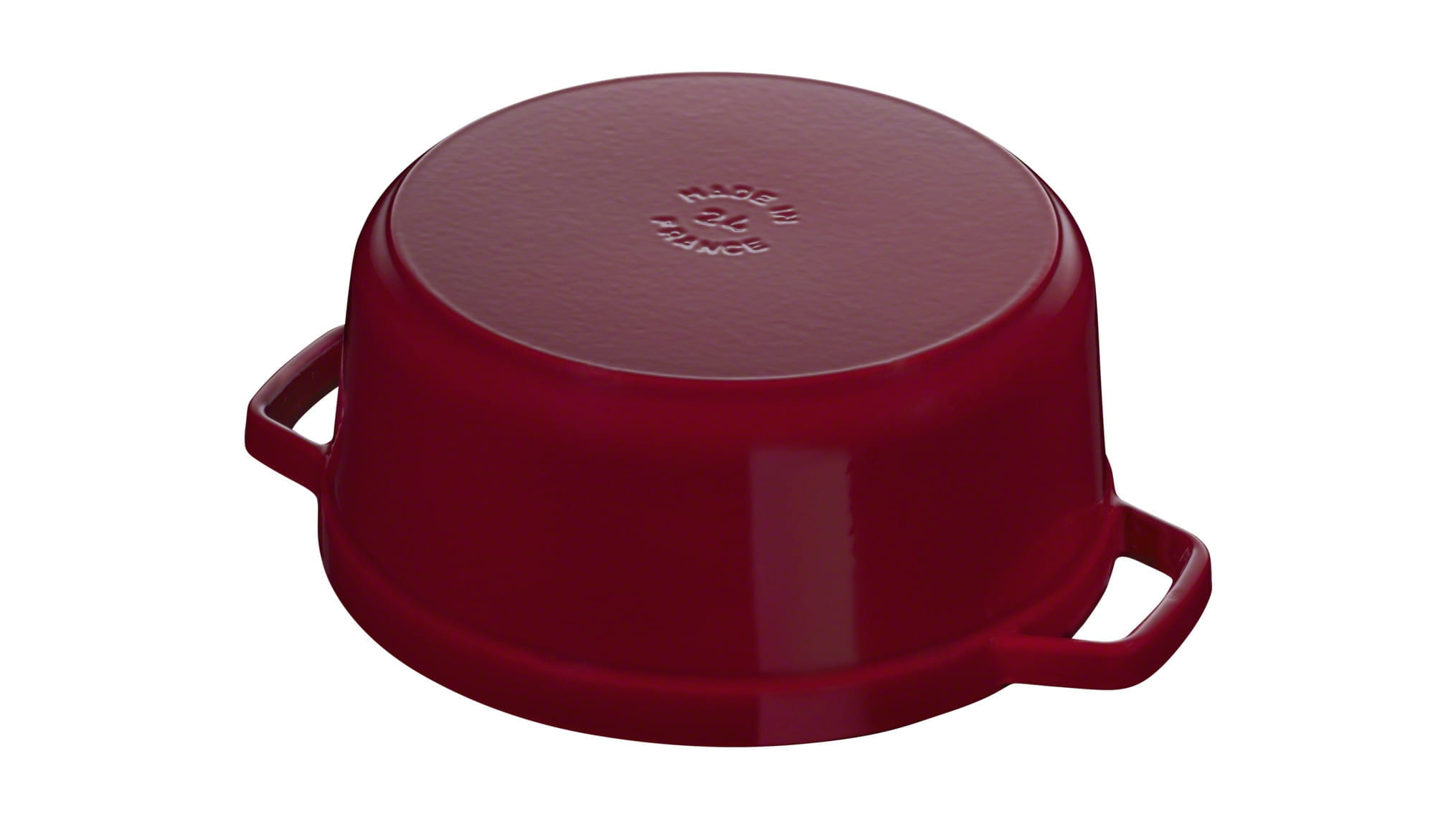 Staub Cocotte Bräter Gusseisen rund 28cm Bordeaux