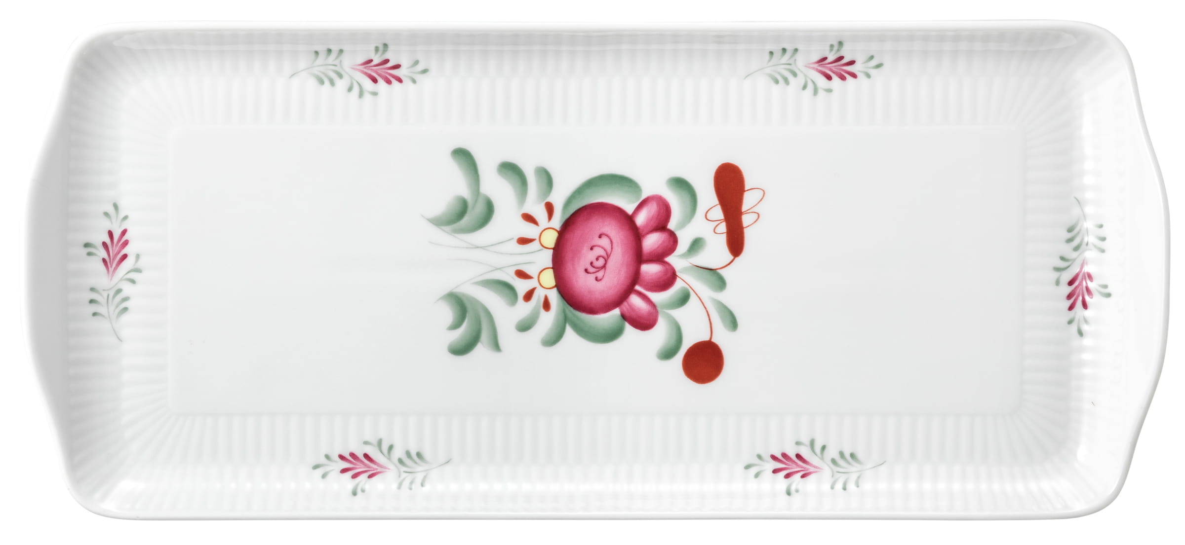 Seltmann Porzellan Amina Ostfriesenrose Kuchenplatte eckig 35 x 15,5 cm