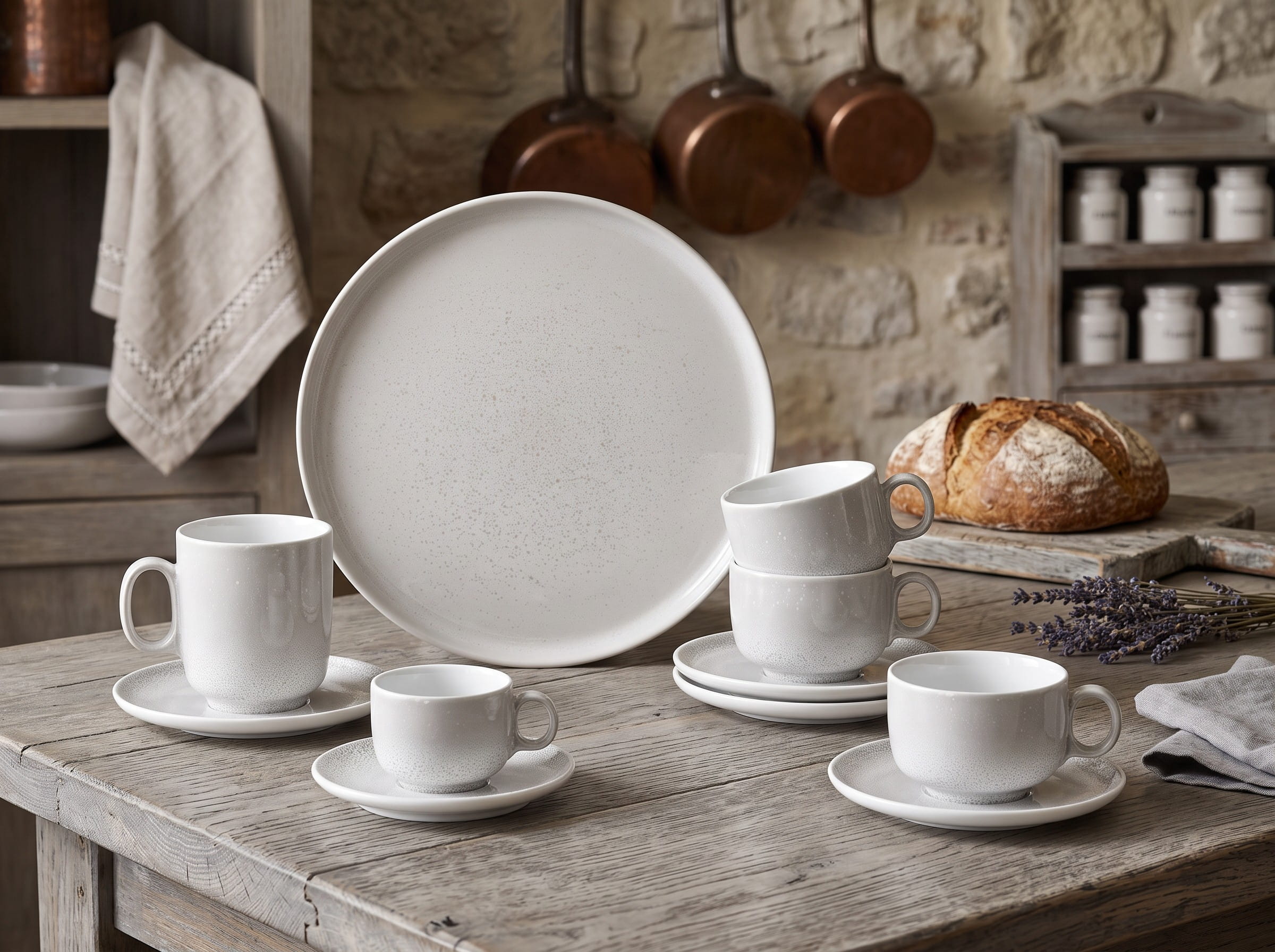 Seltmann Porzellan Sento Home Aura white Lifestylefoto