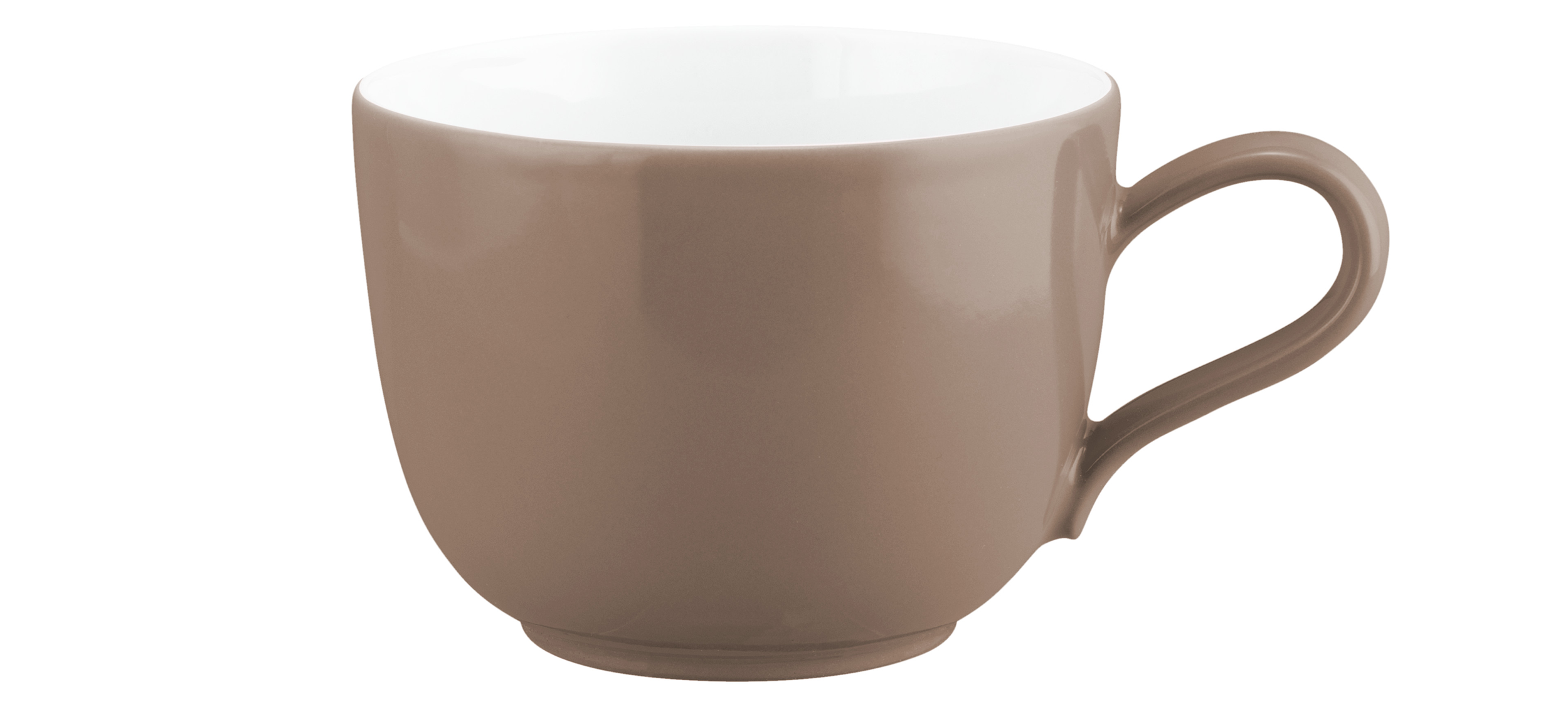 Seltmann Porzellan Liberty Pure Colors cocoa brown Kaffeeobertasse 0,26 l