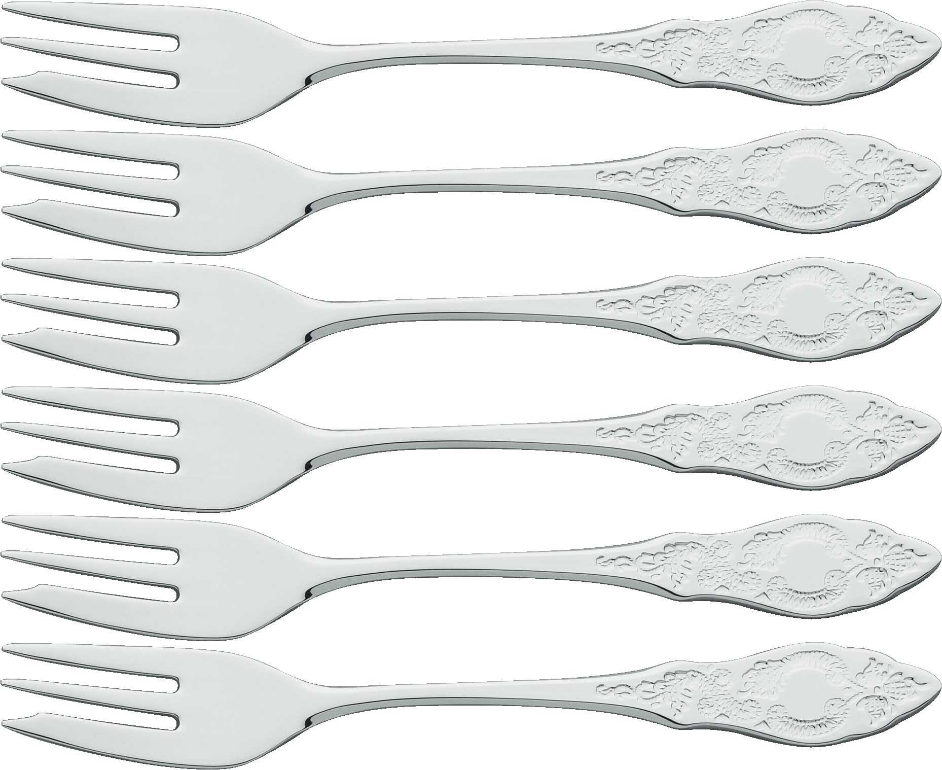 Zwilling Besteck Ostfriesen 6 Kuchengabeln