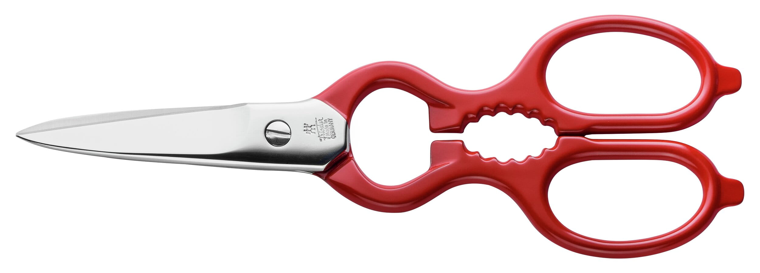 Zwilling Vielzweckschere / Küchenhilfe Edelstahl rot