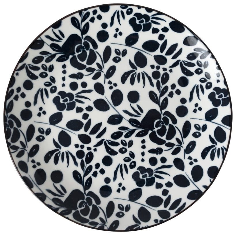 Dutch Floral Porzellan Blue Time Collection Frühstücksteller Ø 21 cm Flower Small