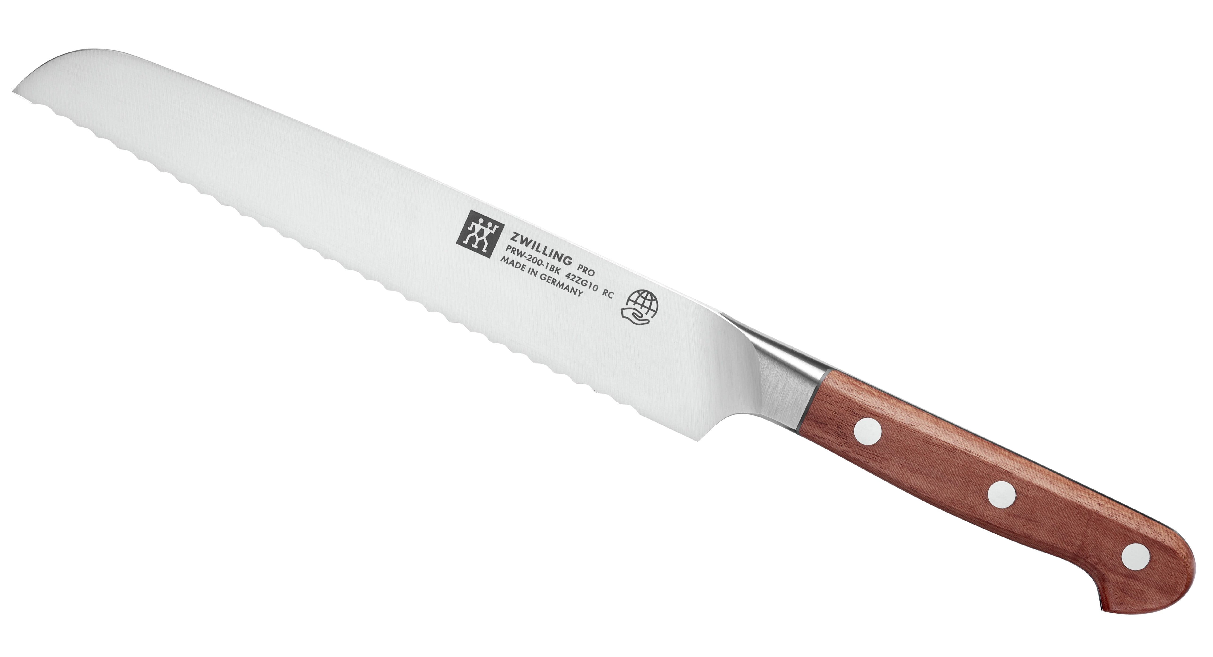 ZWILLING Pro Wood Brotmesser 20 cm Kotibeholz