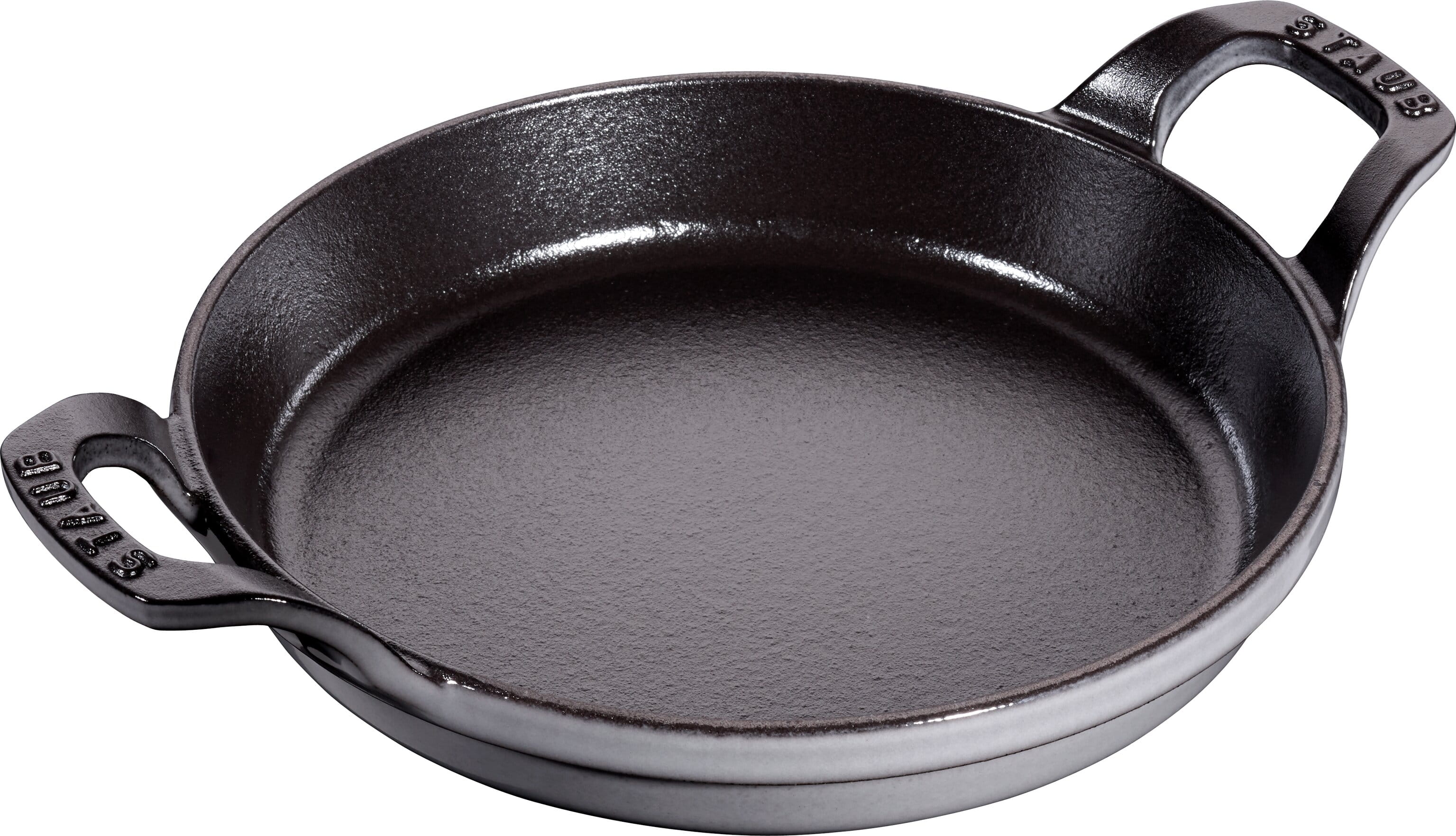 Staub Stapelbare Auflaufform, rund, grau, 20 cm