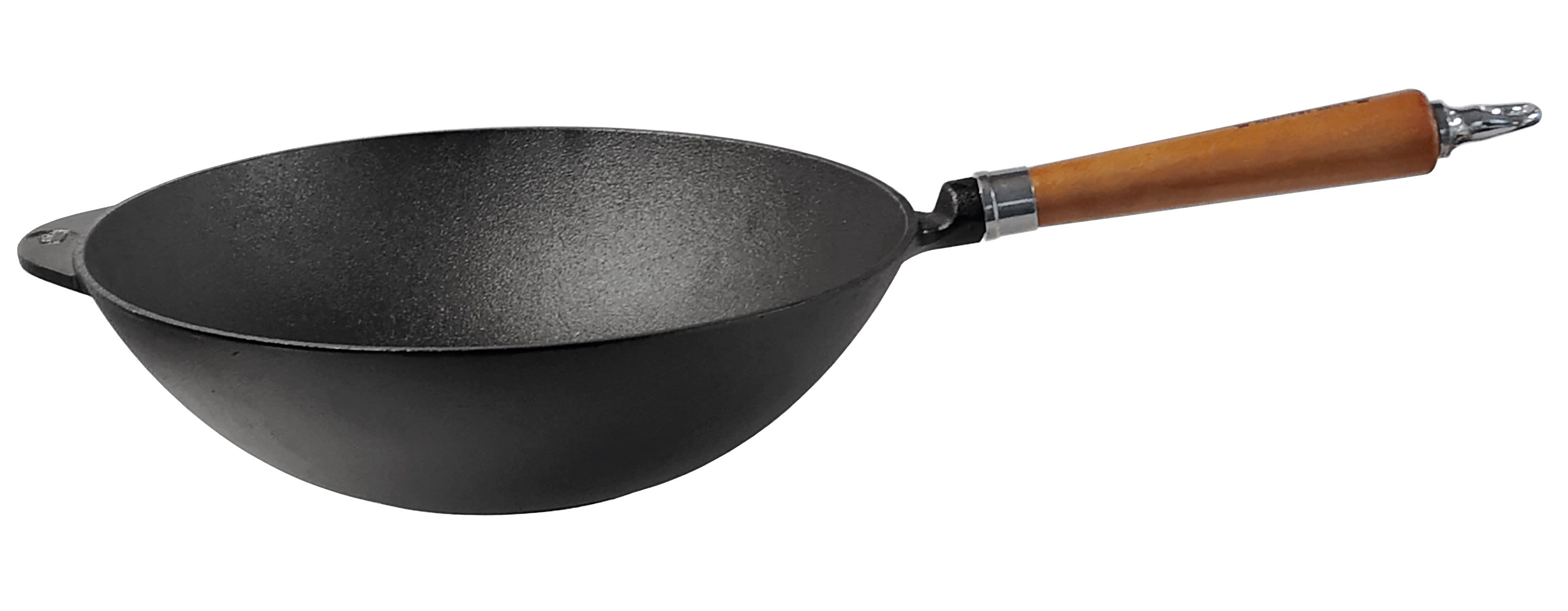 Ronneby Bruk Maestro Wokpfanne, 32 cm mit braunem Buchenholzgriff
