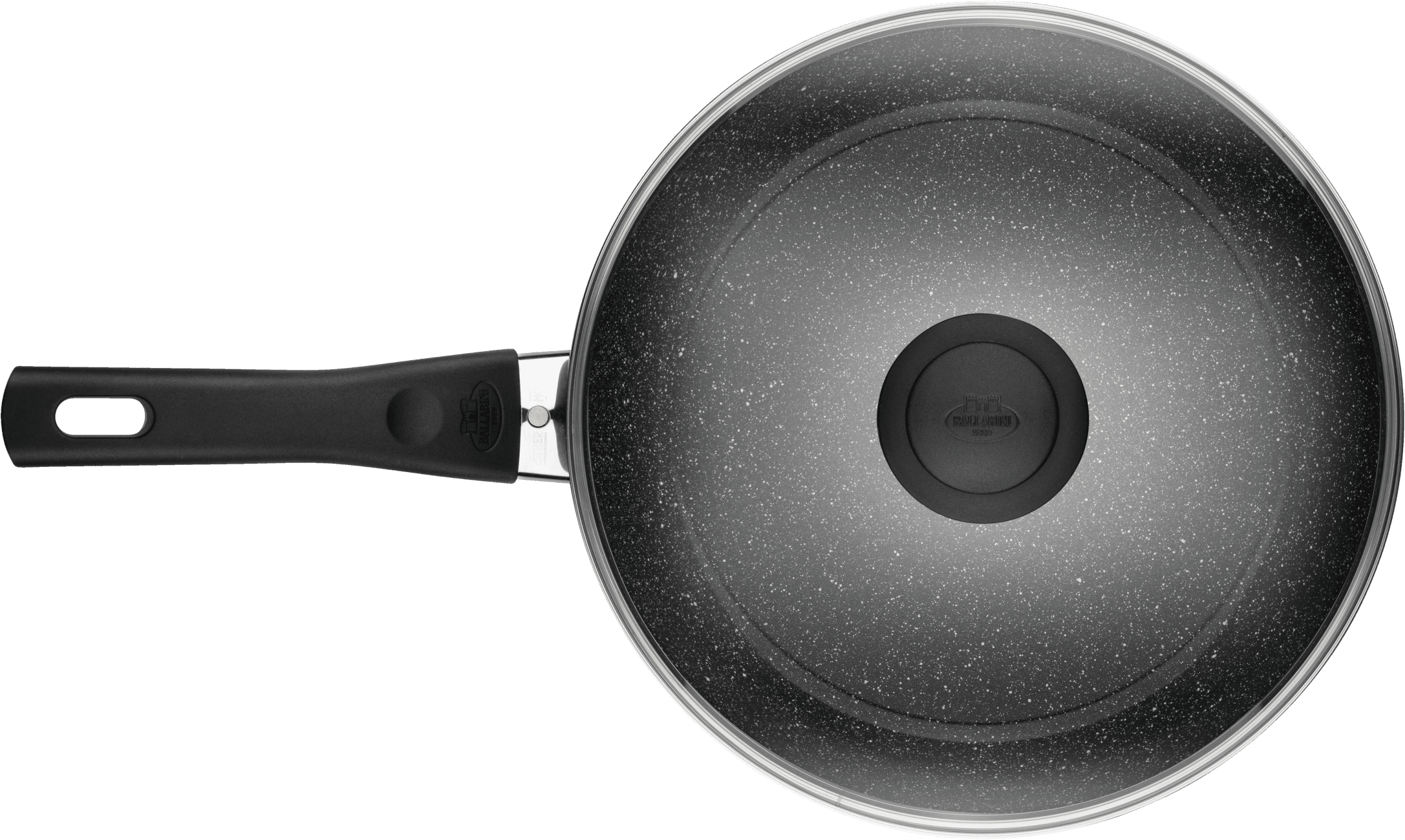 BALLARINI Vipiteno Ceramic Schmorpfanne mit Deckel 28 cm Aluminium | Keramische Antihaftbeschichtung