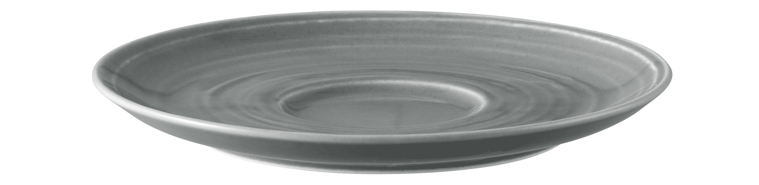 Seltmann Porzellan Terra Perlgrau Kombi-Untertasse groß 16,5 cm