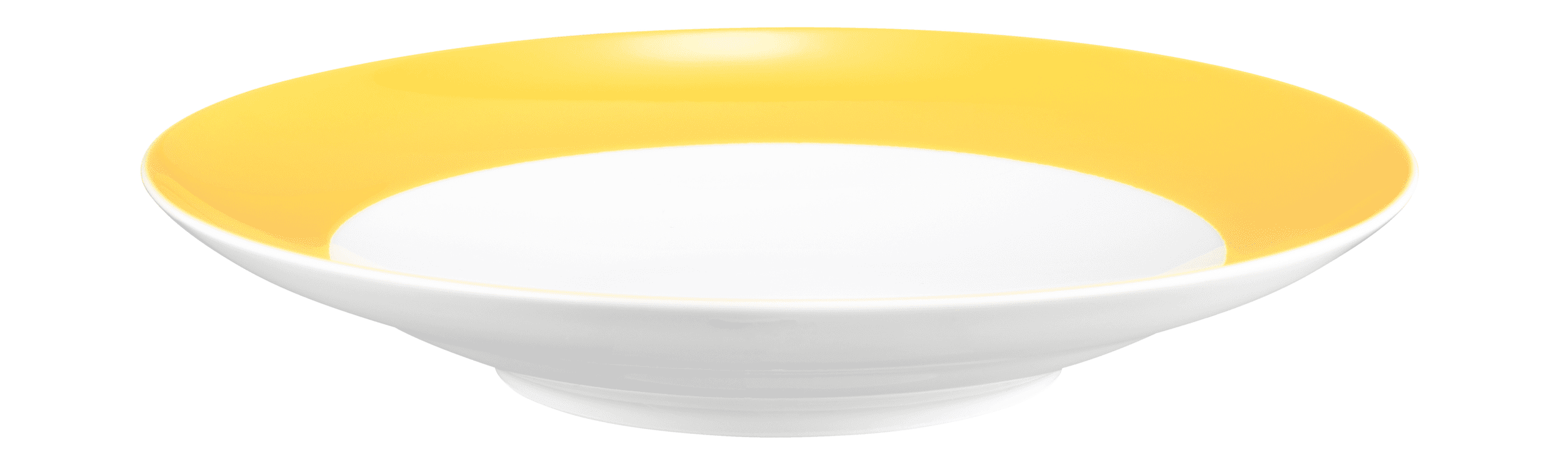 Seltmann Porzellan Liberty Pure Colors yellow glow Suppenteller rund 23,5 cm Fahne