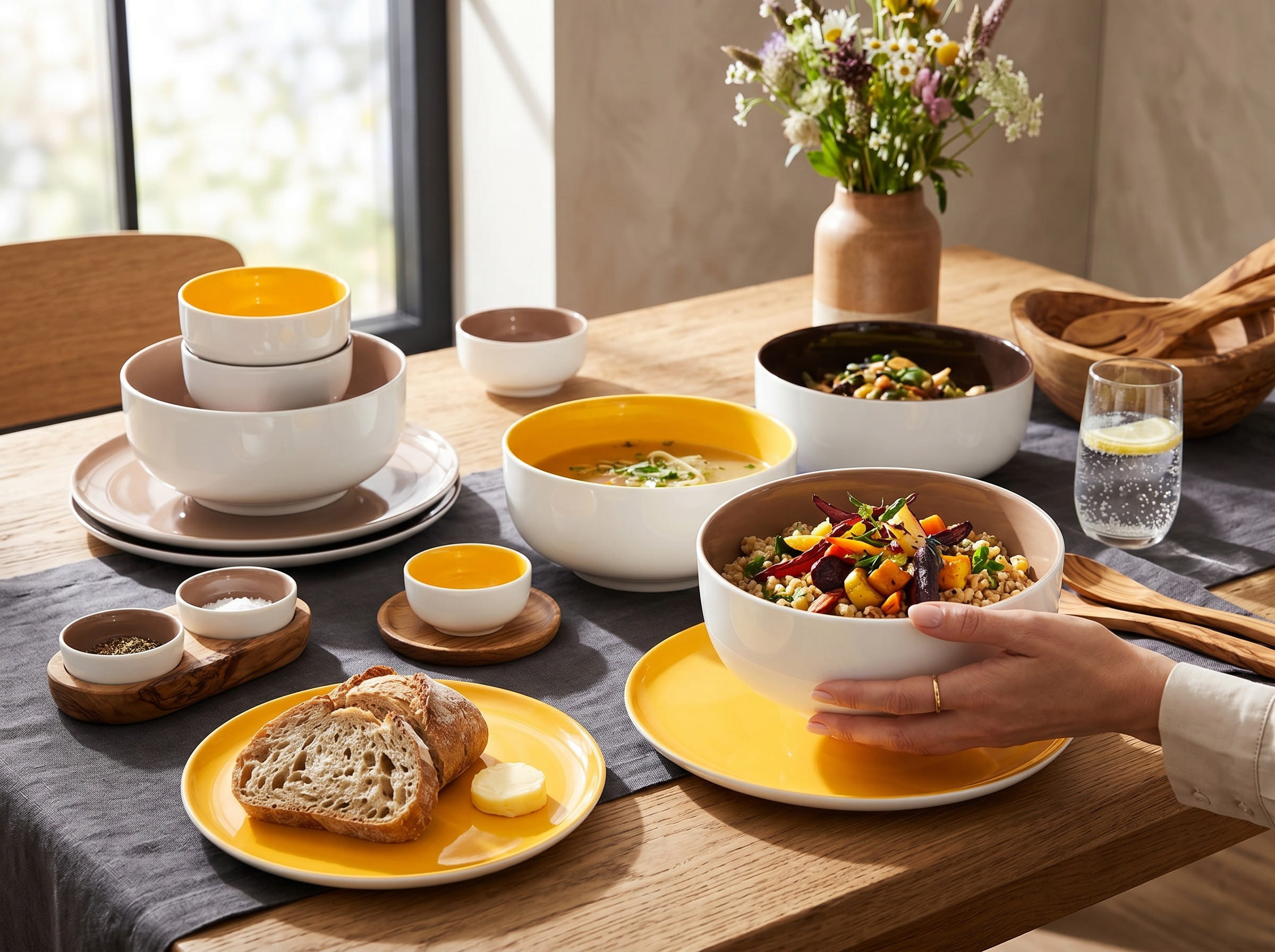 Seltmann Porzellan Sento Home Mango Orange Lifestyle