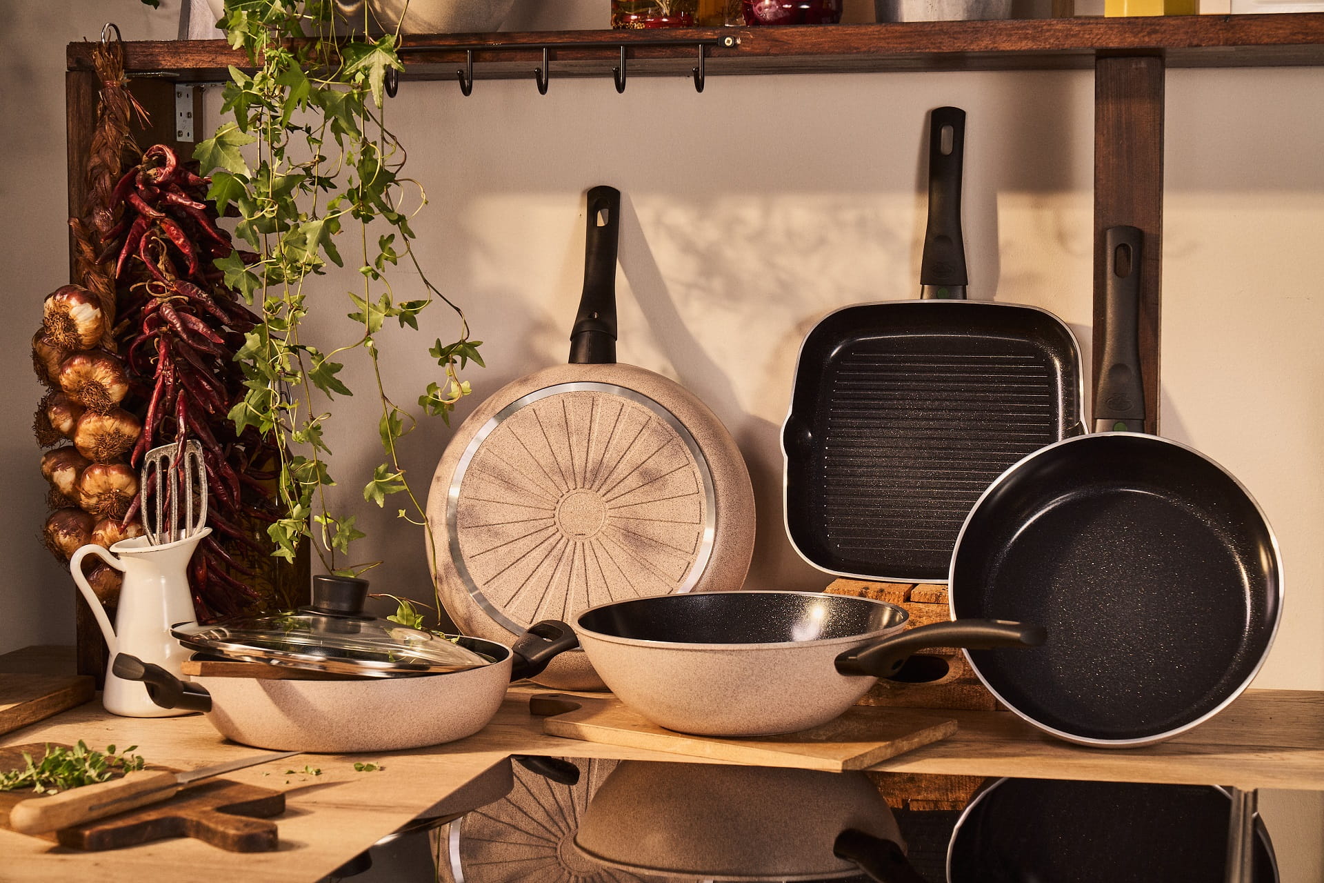 Ballarini Ledro Grillpfanne 28 cm, Aluminium, Keramikbeschichtung