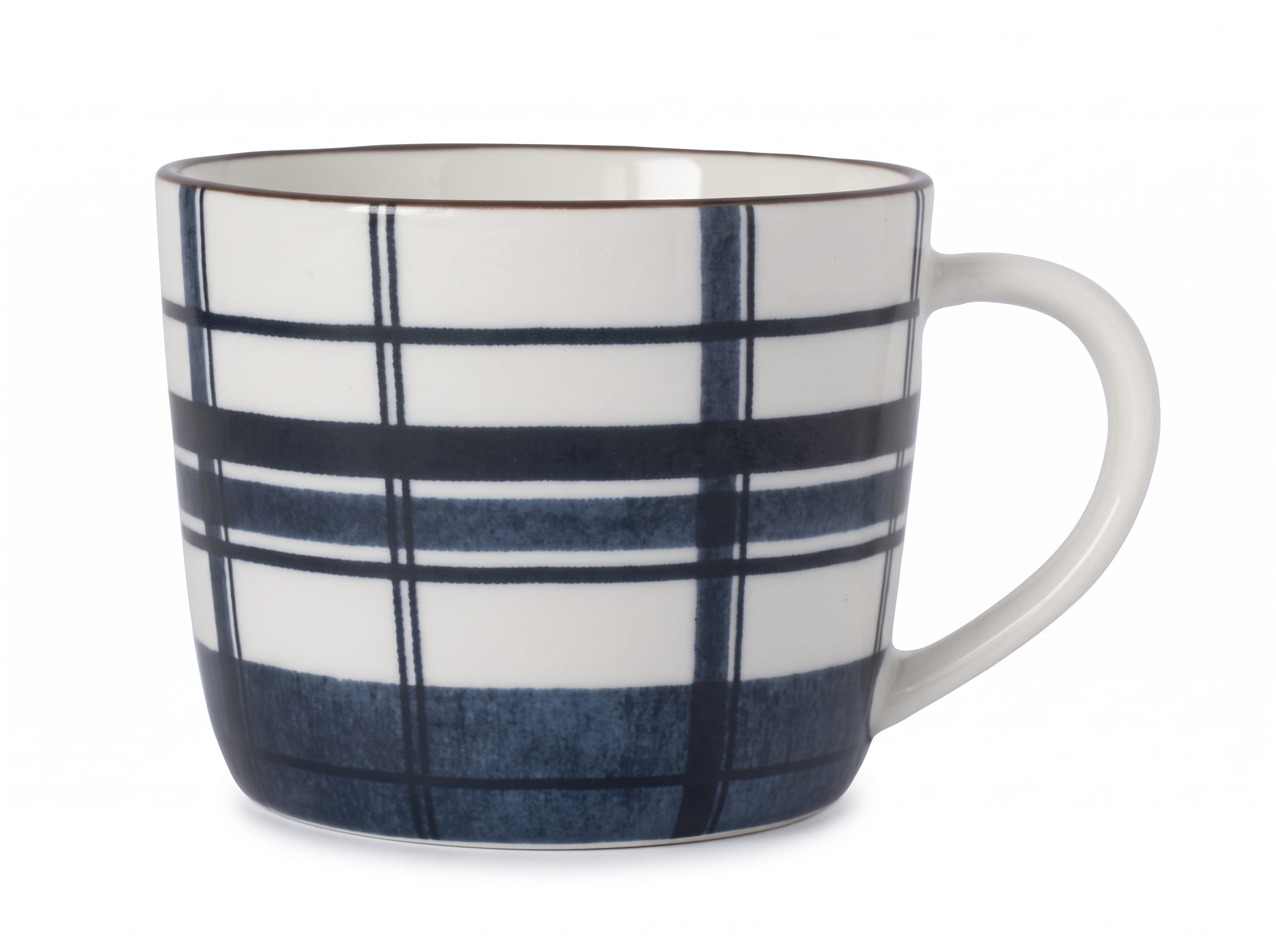 Dutch Floral Porzellan Blue Time Collection Tasse Check 300 ml