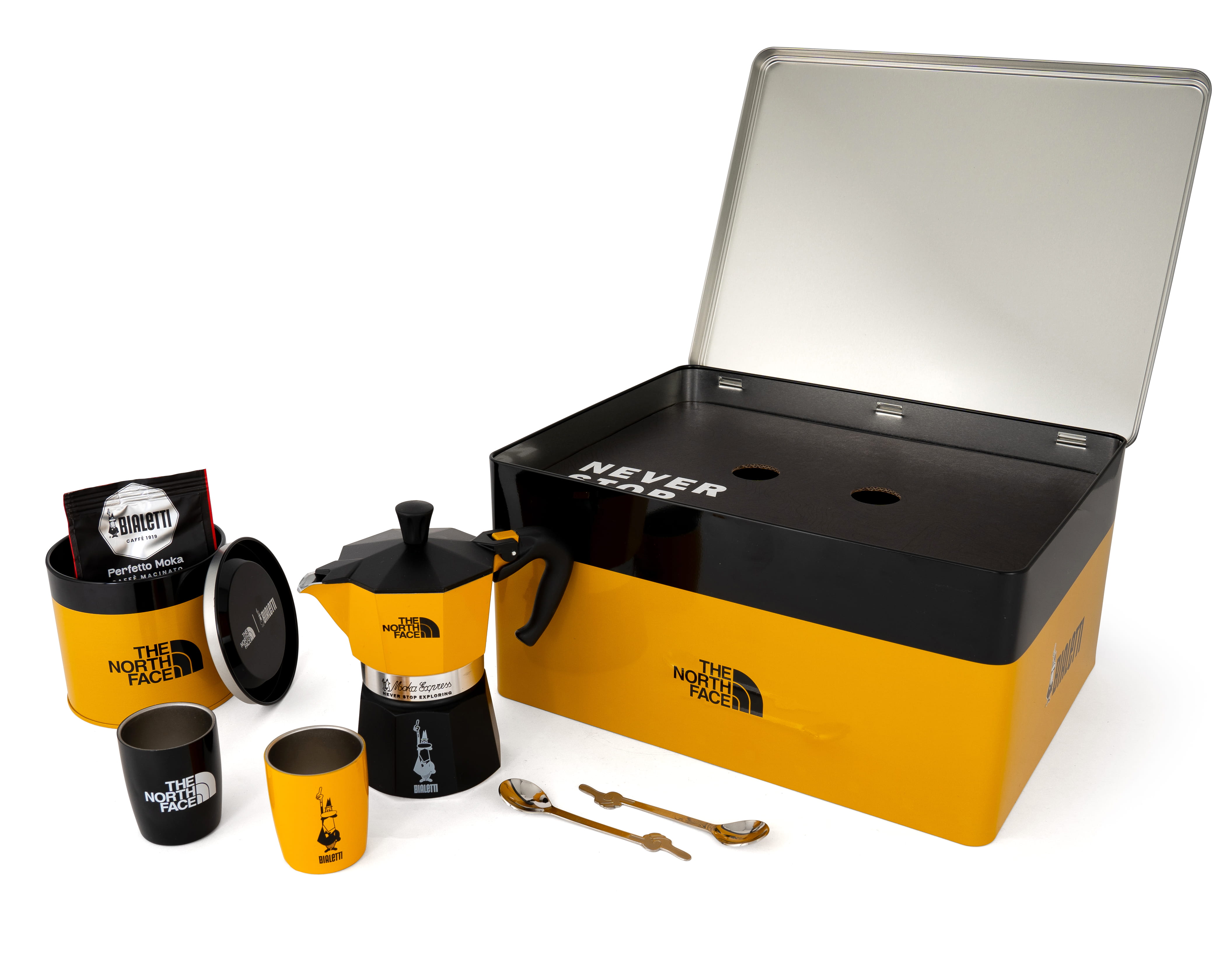 Bialetti The North Face Moka Express Geschenkset 7tlg Outdoor