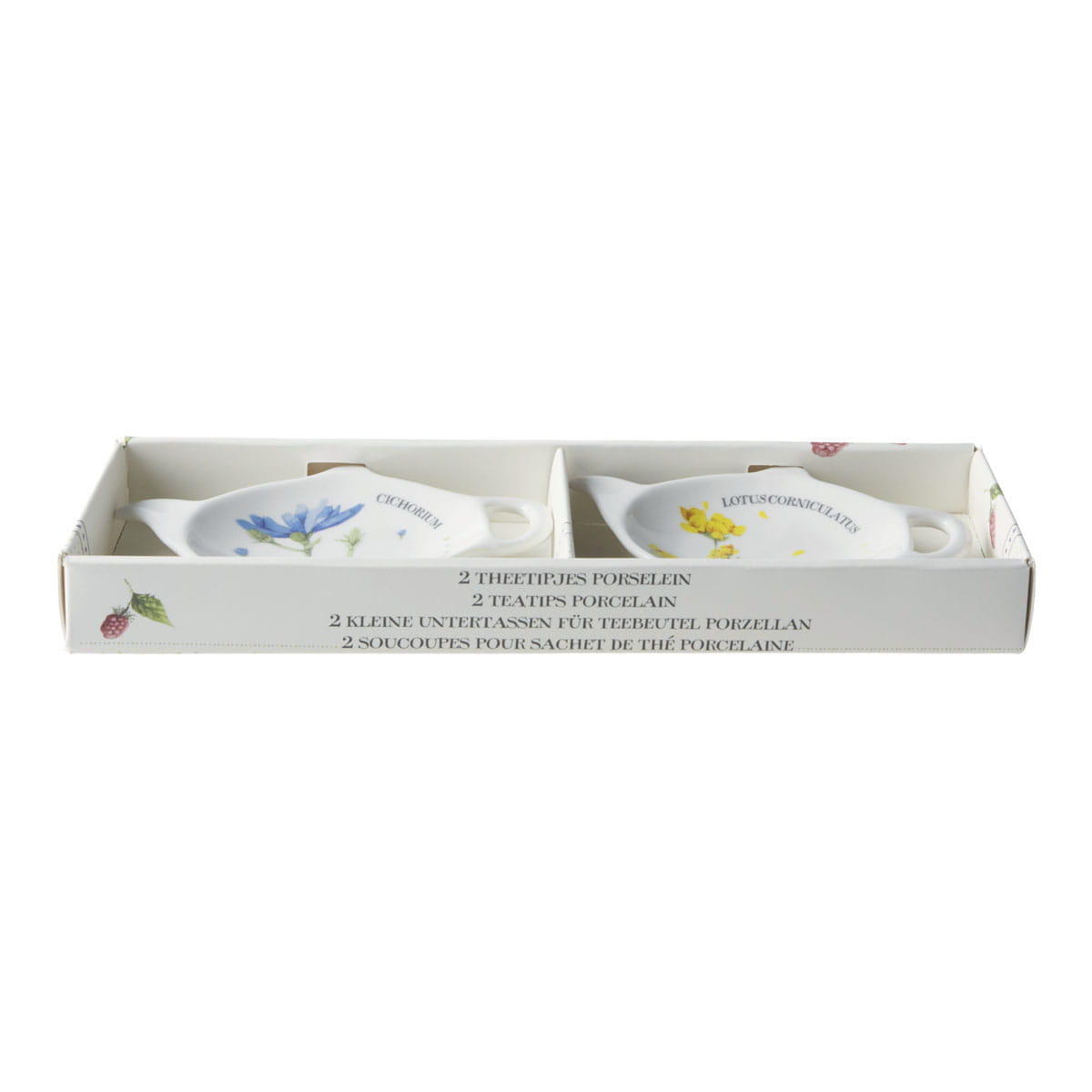 Marjolein Bastin Porzellan Wildflowers Collection 2-tlg. Geschenkset Teebeutelablage