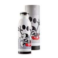 Gilde Disney Edelstahl Thermosflasche "Mickey I am", schwarz - H: 21,5 cm