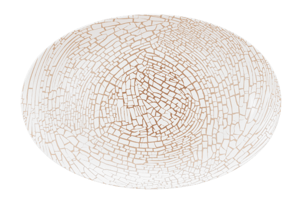 Seltmann Porzellan Liberty Krakelee Servierplatte oval 31,5 x 21 cm