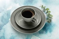 Seltmann Porzellan Beat Perlgrau Kaffeeservice 18-teilig