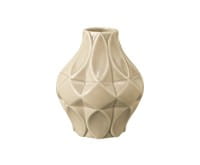Königlich Tettau Porzellan T.Atelier Vase 20/02 Sandbeige 11 cm