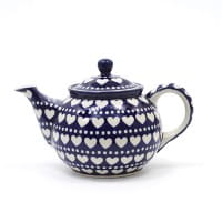 Bunzlau Castle Keramik Teekanne 0,9 l - Blue Valentine