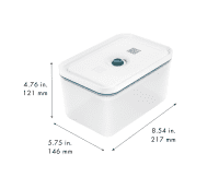 Zwilling Fresh & Save Vakuum Boxset 3-tlg. S/M/L - Kunststoff Semitransparent-La Mer