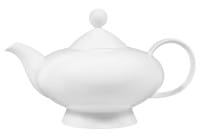 Seltmann Porzellan Lido Weiß uni Teekanne 1,25 l