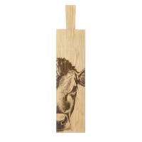 Scottish Eiche Servier-"Paddel" lang - Jersey Rind 65 x 15 cm