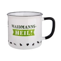 Gilde Keramik Tasse "WAIDMANNS-HEIL!" - 390 ml
