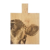 Scottish Eiche Servier-"Paddel" mittel - Jersey Rind 35 x 25 cm