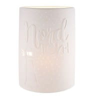 Gilde Porzellan Lampe "Nordlicht" - 28,5 cm
