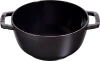 Staub Specialities Fondue Set, 18cm, schwarz innen glänzend