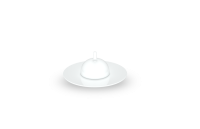 Mäser Porzellan Saturno Haube für Gourmetteller 18 cm