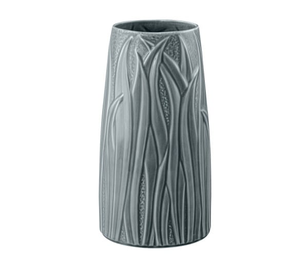 Königlich Tettau Porzellan T.Atelier Vase Gramina Perlgrau 19 cm
