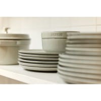 Staub Dining Line Keramik Teller Ø 26 cm Weißer Trüffel