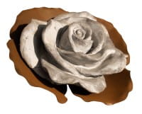 Ferrum Art Design Rost Blume Stone, Gr.II
