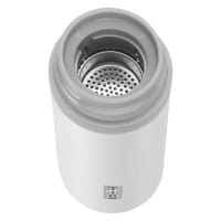 Zwilling Thermo Tea & Fruit Infuser Bottel 420 ml silber-weiß, offen