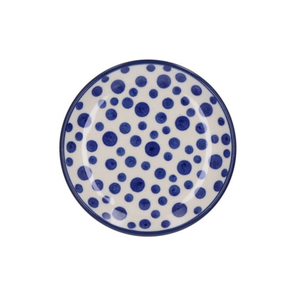 Bunzlau Castle Keramik Teebeutelteller rund Ø 10 cm - Crazy Dots