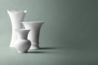 Königlich Tettau Porzellan T.Atelier Vase Jade Uni 23 cm