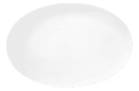 Seltmann Porzellan Liberty Weiß Servierplatte oval 31,5 x 21 cm