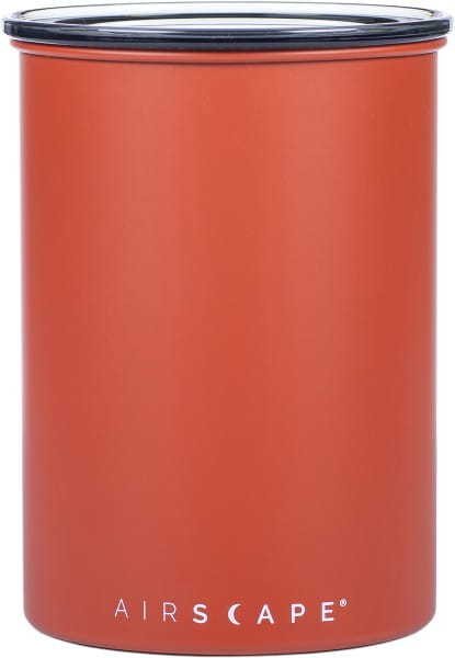 Airscape Edelstahl-Aromabehälter mittel, rot matt