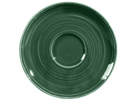 Seltmann Porzellan Terra Moosgrün Kombi-Untertasse groß 16,5 cm
