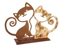 Ferrum Art Design Rost Katzenpaar "Robert & Carmen"