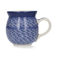 Bunzlau Castle Keramik Becher Farmer 500 ml - Midnight Blue