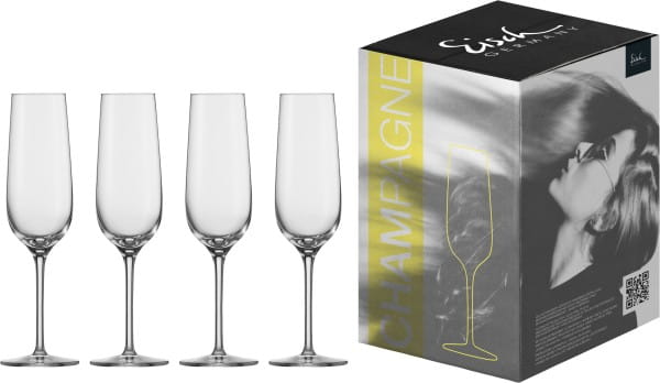 Eisch Glas Vinezza Sektglas 550/7 - 4 Stück im Geschenkkarton