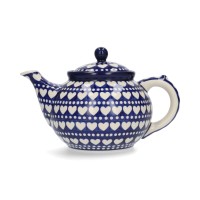 Bunzlau Castle Keramik Teekanne 1,3 l - Blue Valentine
