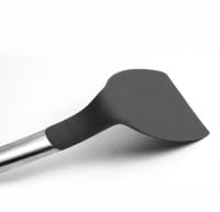 Cuisipro Elegance Silikon-Wender aus satiniertem Edelstahl schwarz 31,5 cm