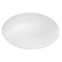 Seltmann Porzellan Life Fashion luxury white Servierplatte oval 40x26 cm